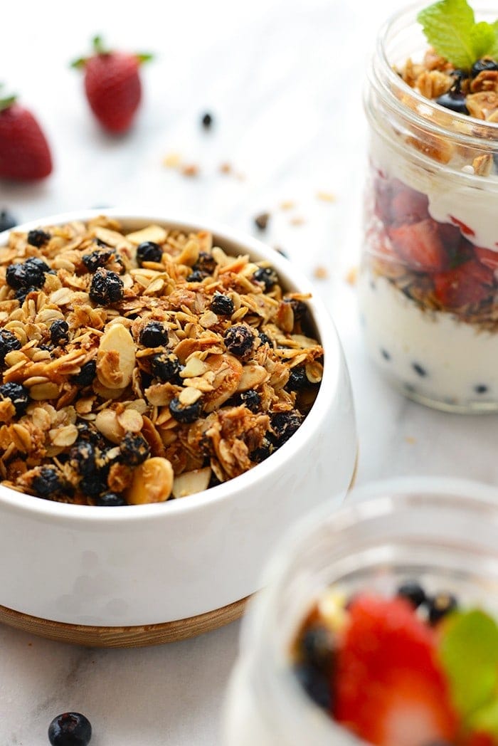 Super Simple Yogurt And Granola Parfaits - Fit Foodie Finds