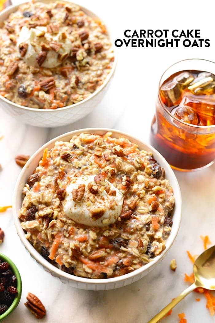 Carrot Cake Overnight Oats