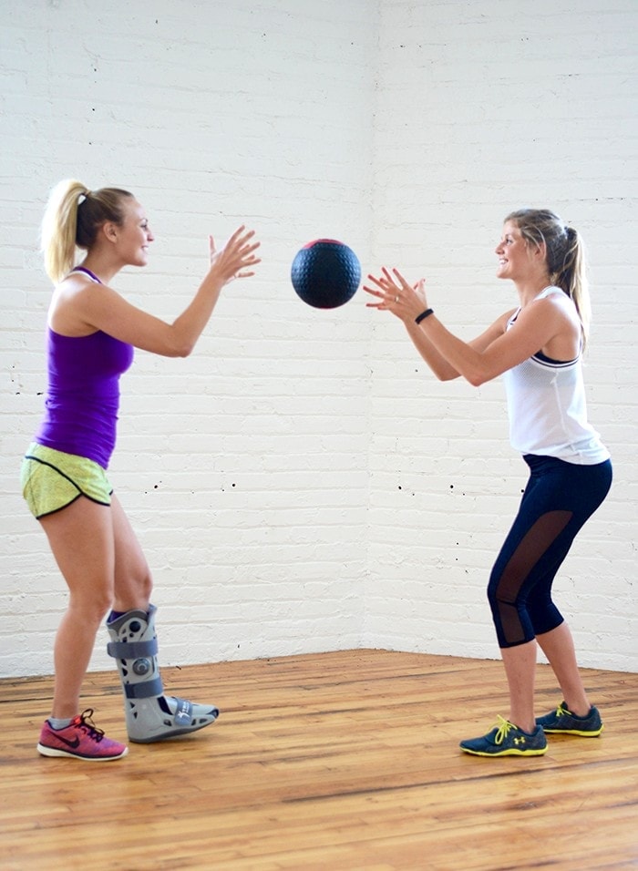 Here's 8 Ways to Get Amazing Abs with a Medicine ball. Plus- a mini circuit that you can do to finish off a workout! 
