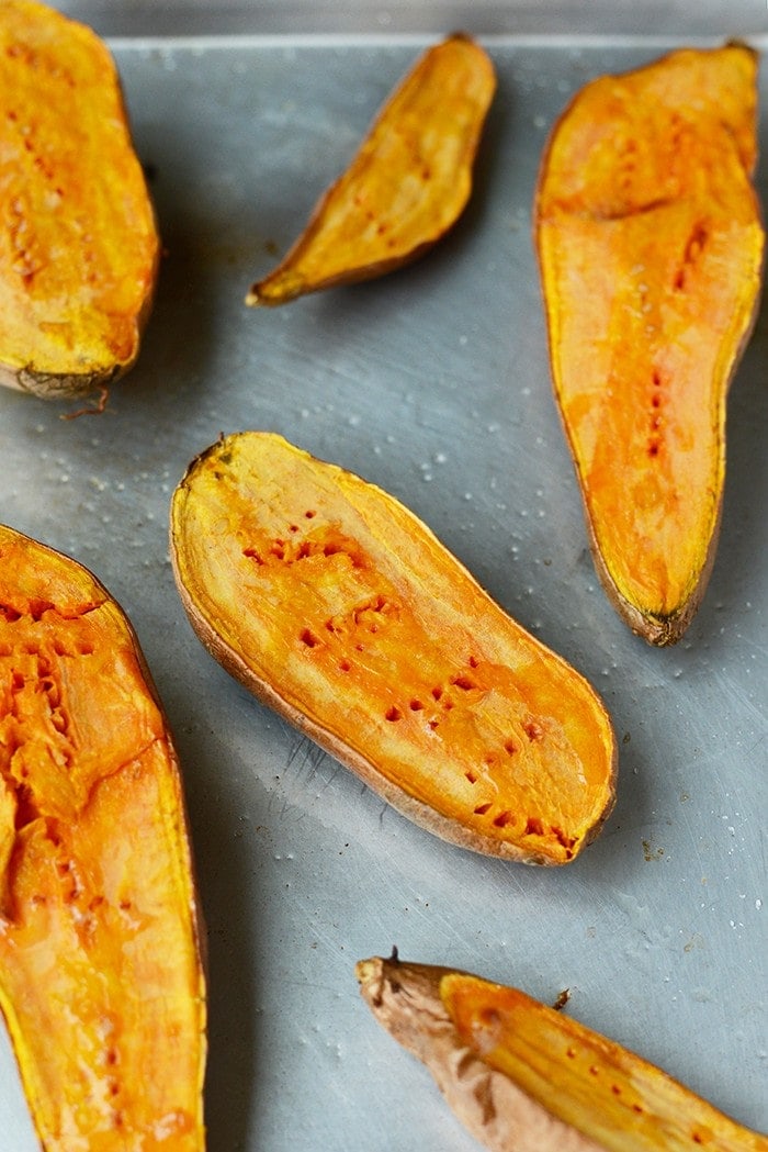 roasted sweet potatoes