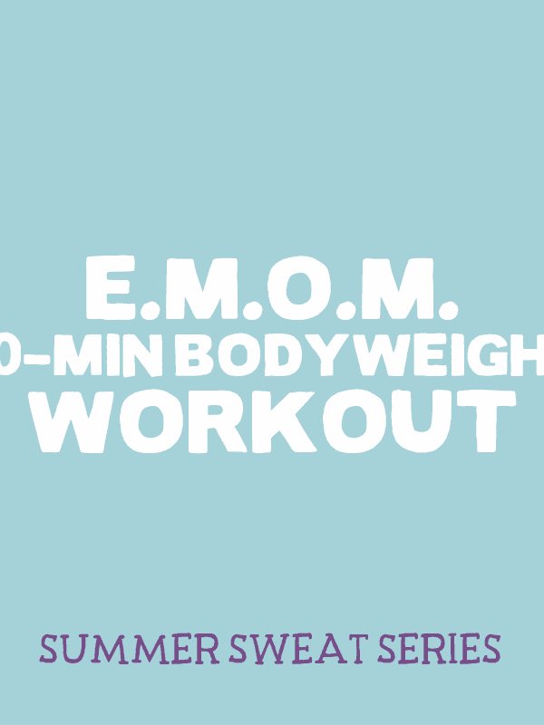 20-minute summer sweat series bodyweight workout.