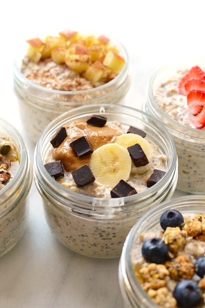 5 Ways to Top Your Overnight Oats + Vanilla Bean Overnight Oat Recipe ...