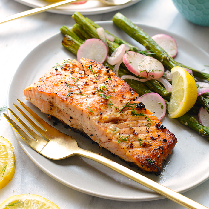 Pan Seared Salmon Recipe {With Lemon & Butter} - Fit Foodie Finds