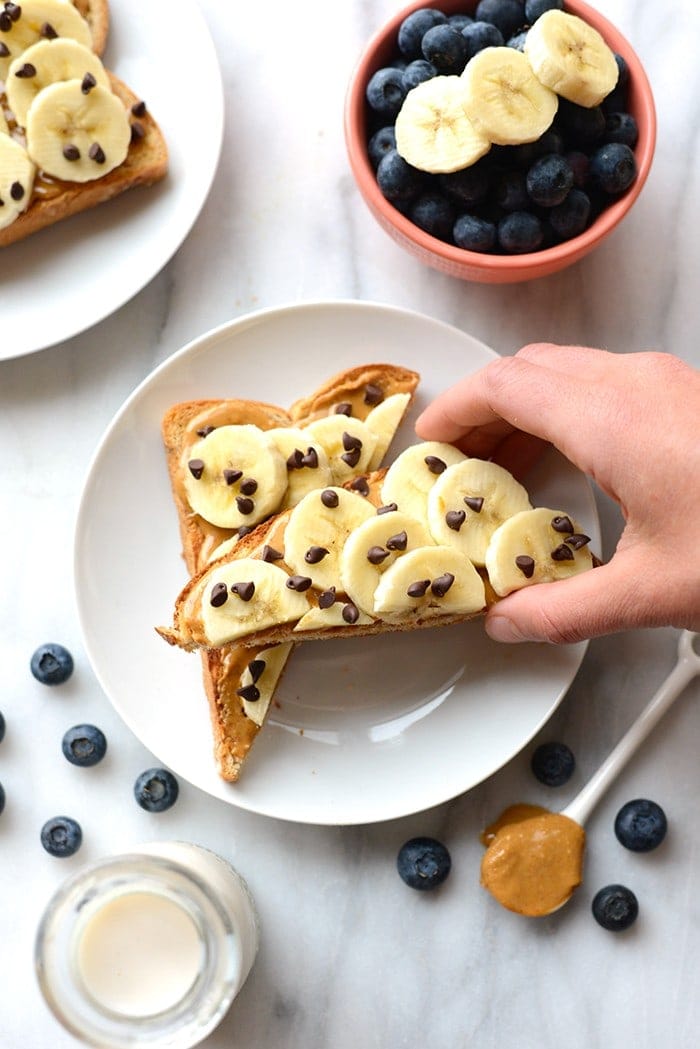 Peanut Butter Banana Toast