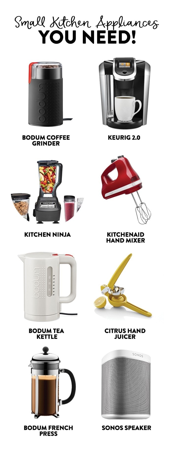 Small Kitchen Appliances YOU NEED Fit Foodie Finds