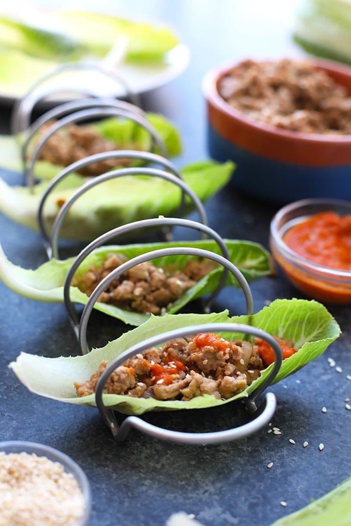 Healthy Asian Chicken Lettuce Wraps - Skinnytaste