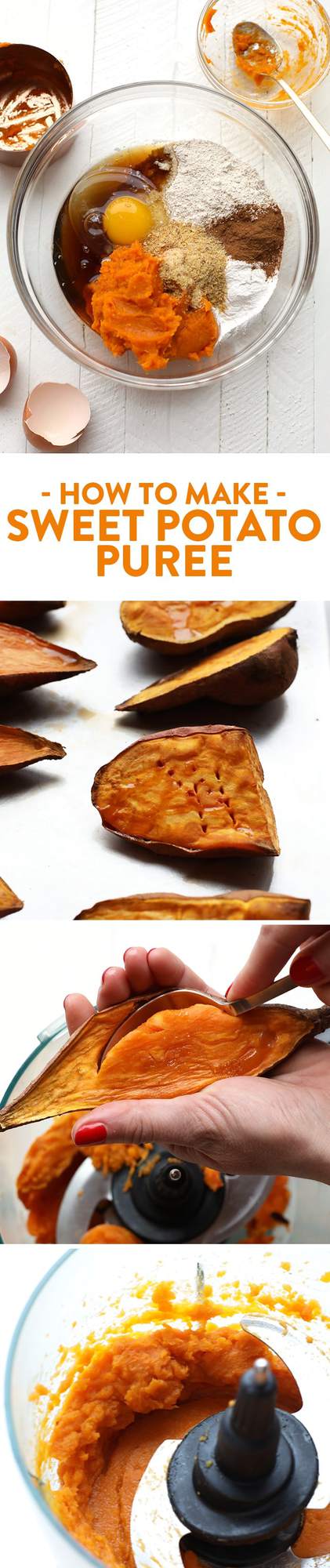 Easy Homemade Sweet Potato Puree Fit Foodie Finds