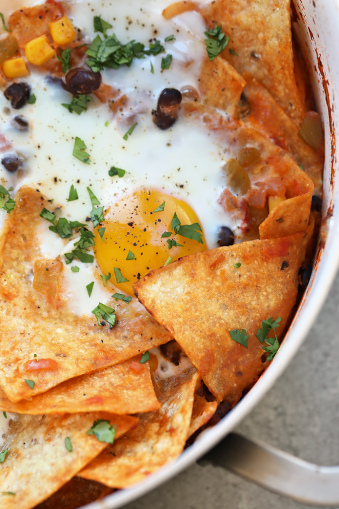 How to Make Chilaquiles with Avocado Crema Fit Foodie Finds