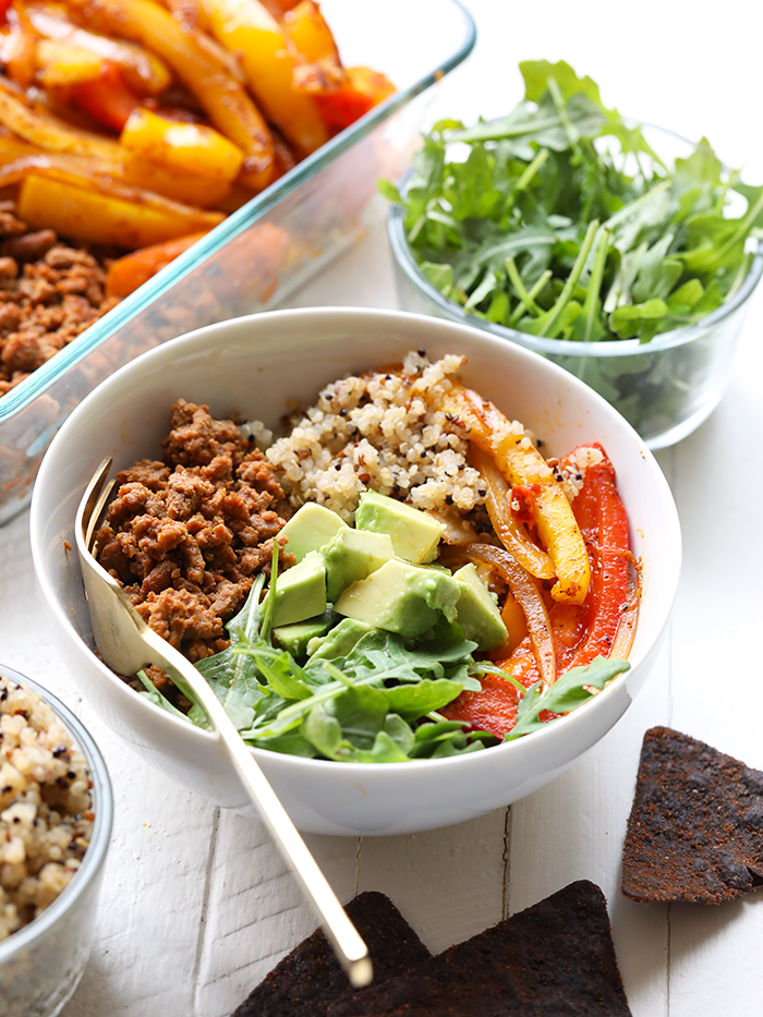 All you need for Team Fit Foodie's go-to meal prep bowls is a protein + veggies + grains. Make lunch for the week a breeze and give Team fit Foodie's Go-To Meal Prep Bowl a try! 
