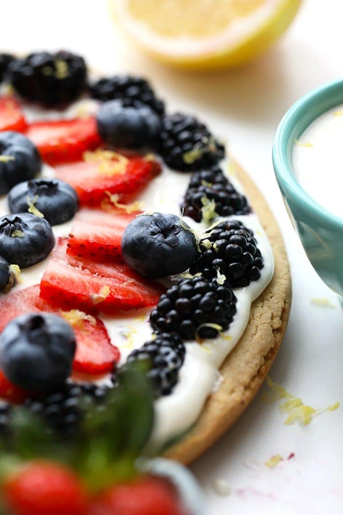 healthy yogurt fruit pizza recipe