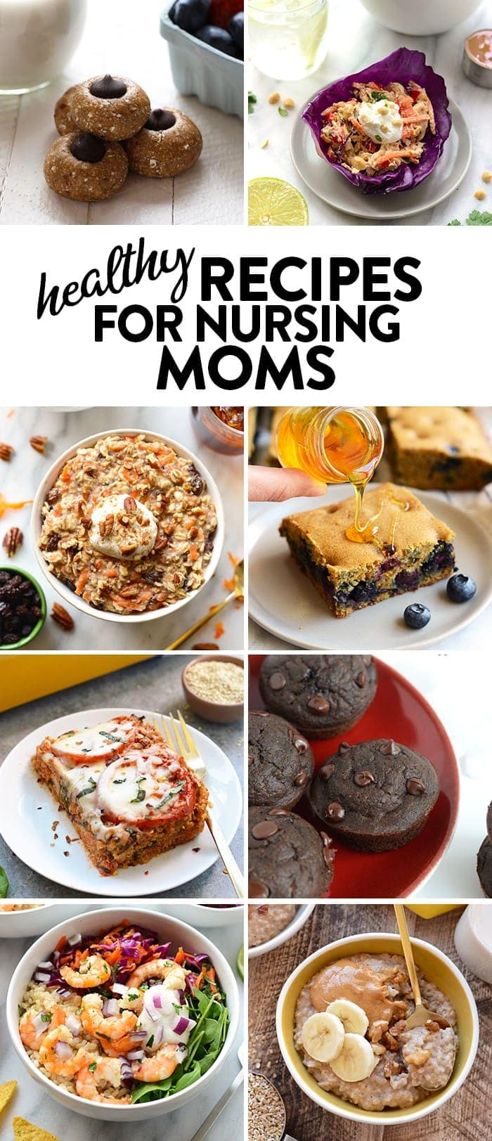 Taking care of yourself as a new mom is one of the best things you can do for you and your new baby.  These Healthy Recipes for Nursing Moms will support lactation and make meal time easy for new moms and their families! 