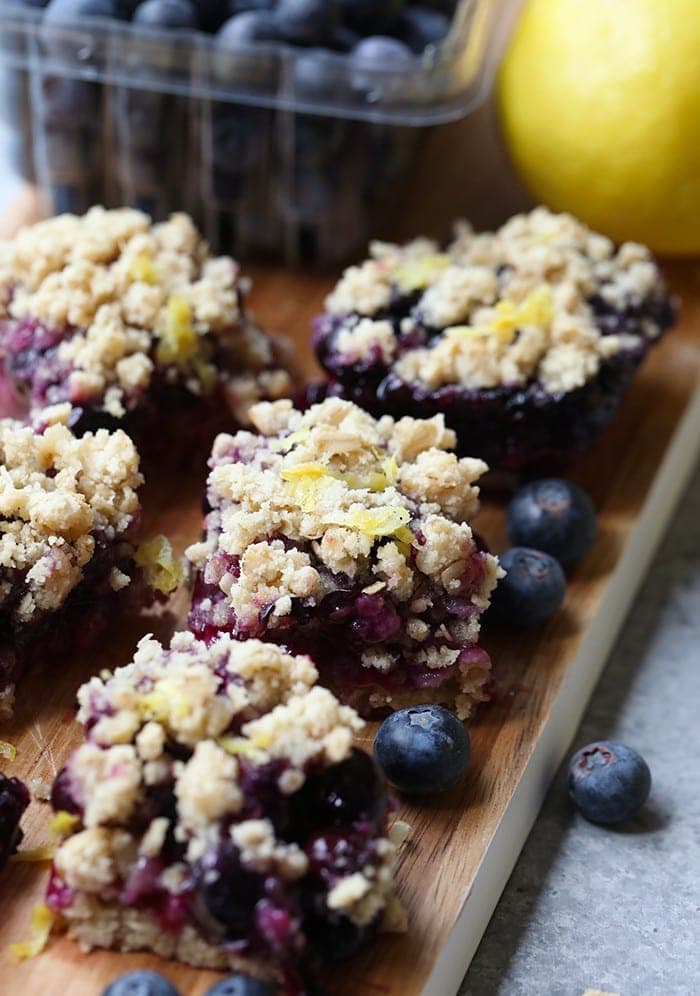 lemon blueberry squares