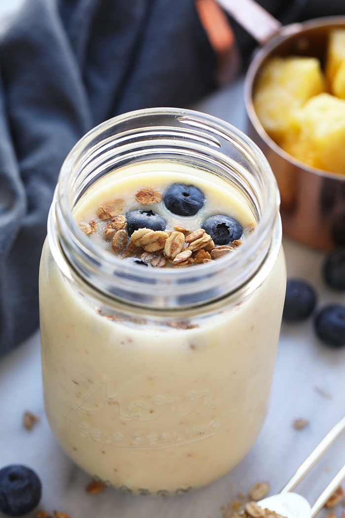 smoothie in glass