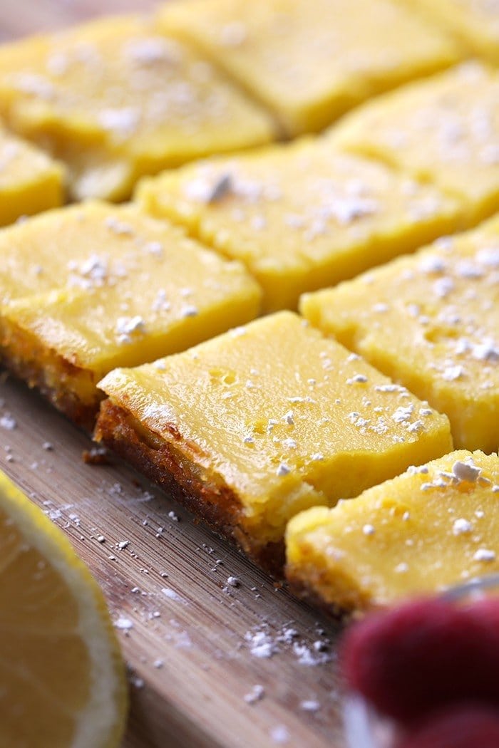 Healthy Gluten Free Lemon Bars Fit Foodie Finds