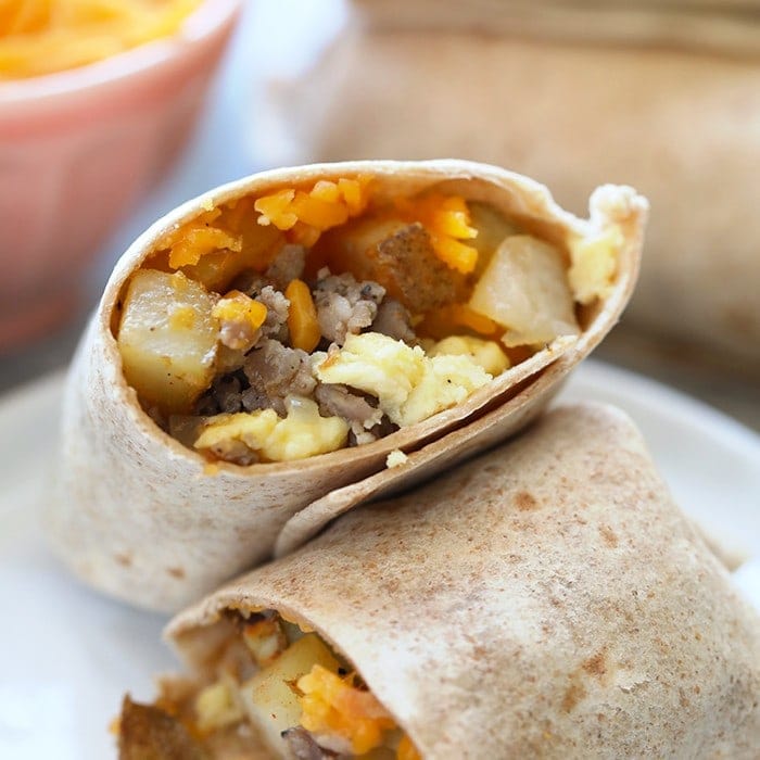 Freezer Mediterranean Breakfast Wraps Recipe - An Oregon Cottage