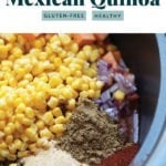 Slow cooker Mexican quinoa.