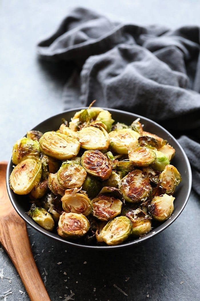 Air Fryer Brussels Sprouts (Fast & Crispy!) - Wholesome Yum