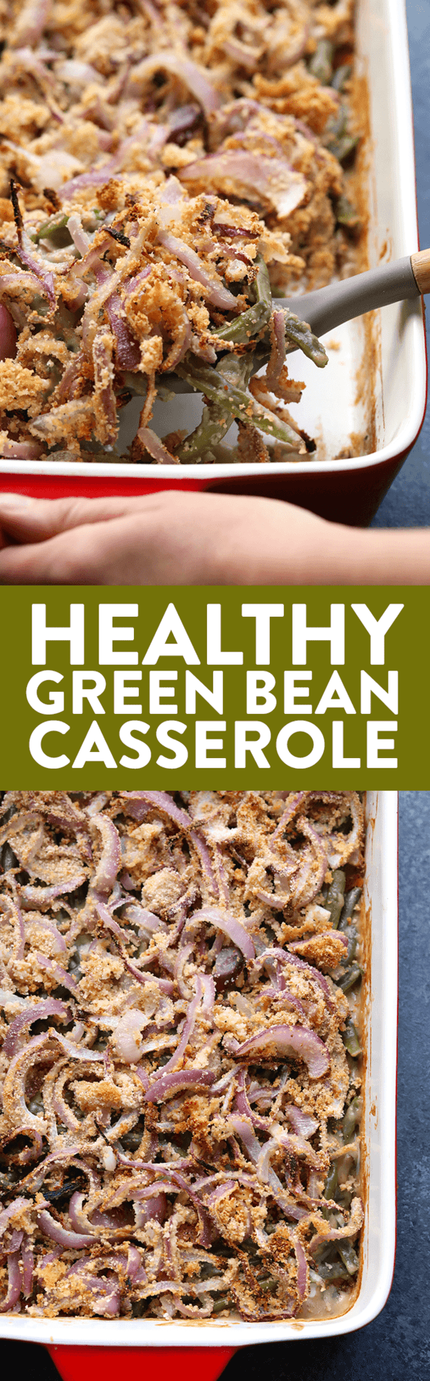 Healthy Green Bean Casserole From Scratch Fit Foodie Finds   Healthy Green Bean Casserole 1 