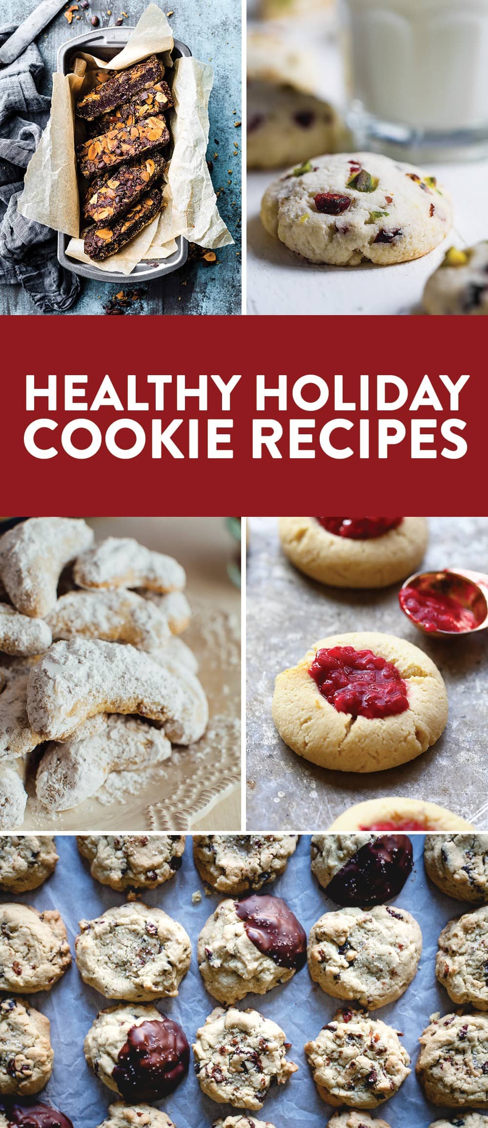 Lighten up your holiday season with these spectacular Healthy Soft Raspberry Thumbprint Cookies. They're grain-free and made with a delicious home raspberry filling.
