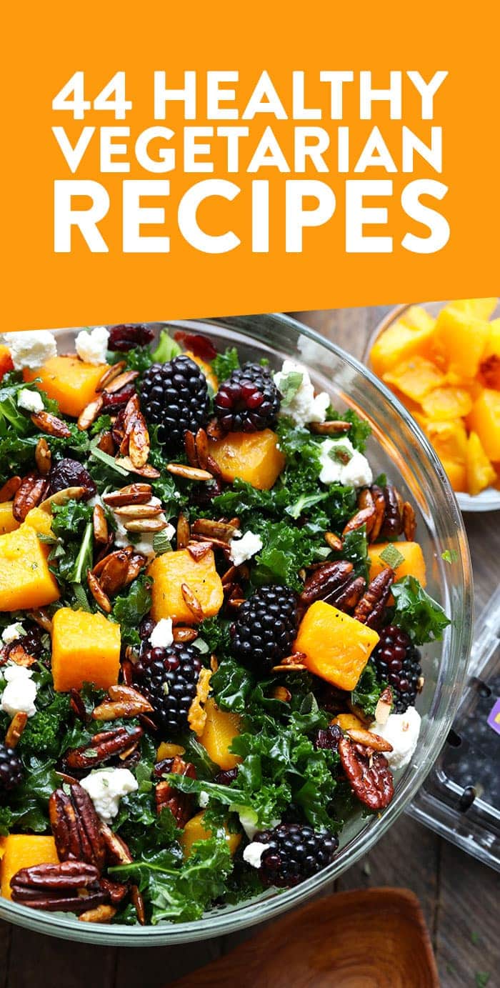 44 of Our Favorite Healthy Vegetarian Recipes! - Fit ...