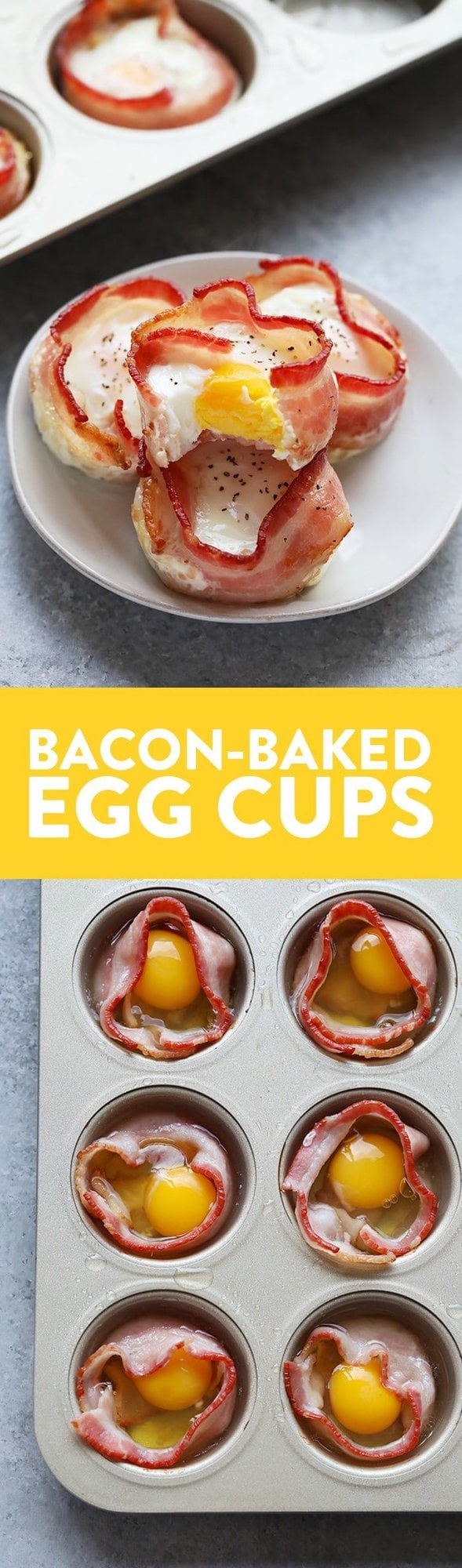 Bacon Wrapped Egg Cups
