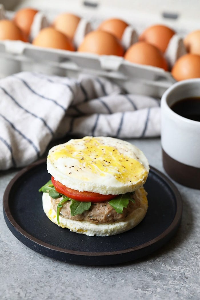 Homemade Egg McMuffin Sandwich