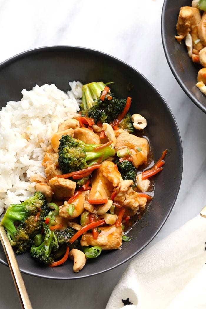 Honey Soy Chicken and Vegetable Salad Bowl