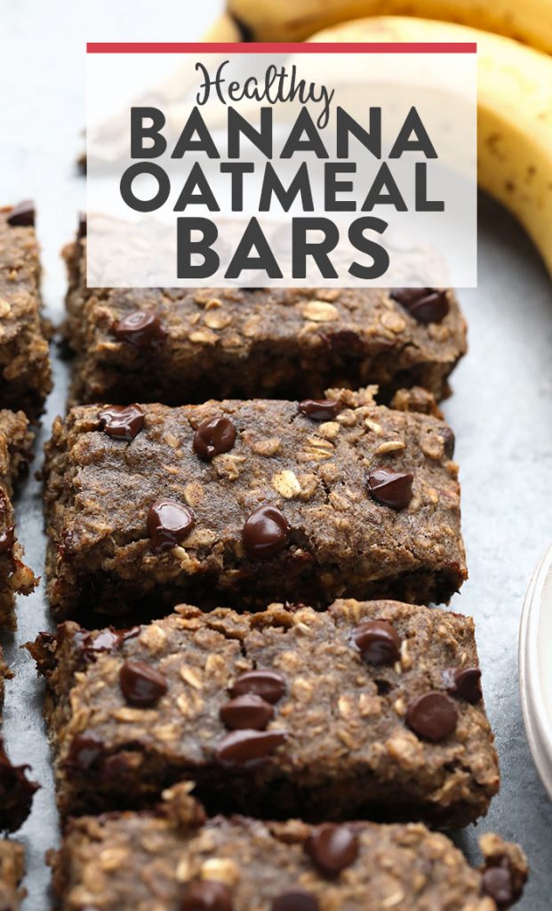 Healthy Banana Oatmeal Bars - Fit Foodie Finds