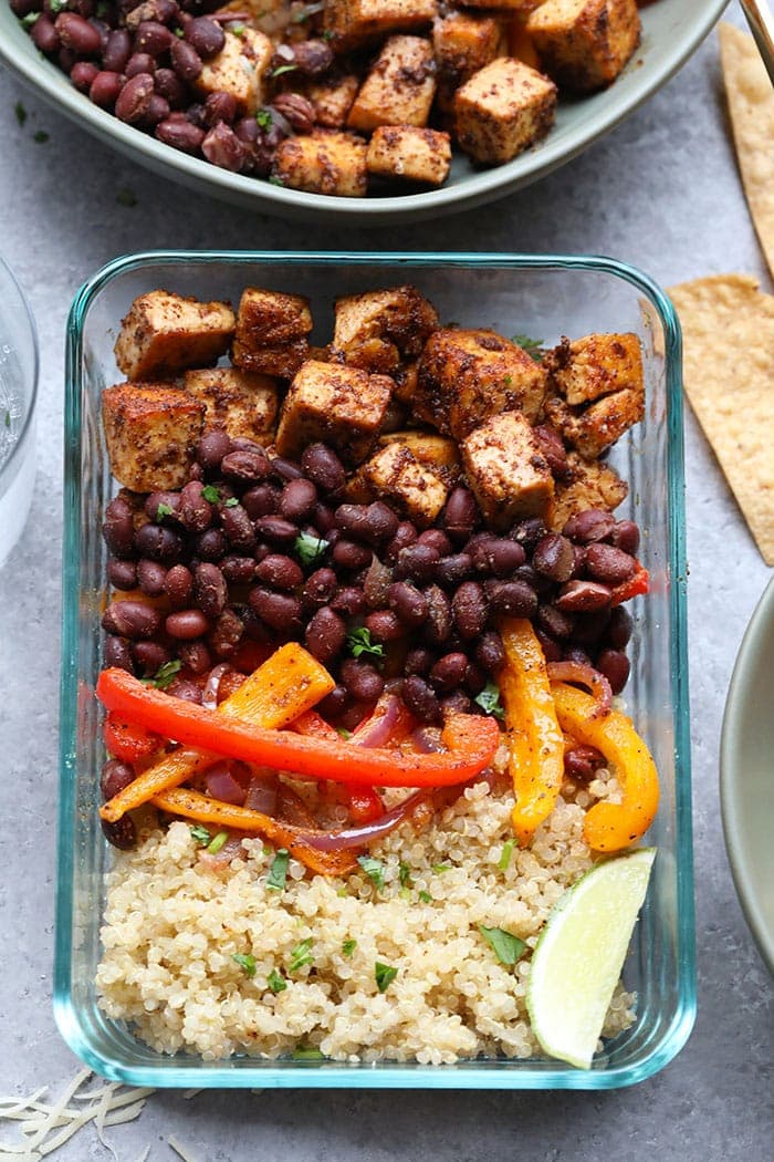 Weekday Meal-Prep Chicken Burrito Bowls Recipe by Tasty