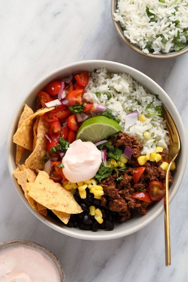 taco bowl recipe