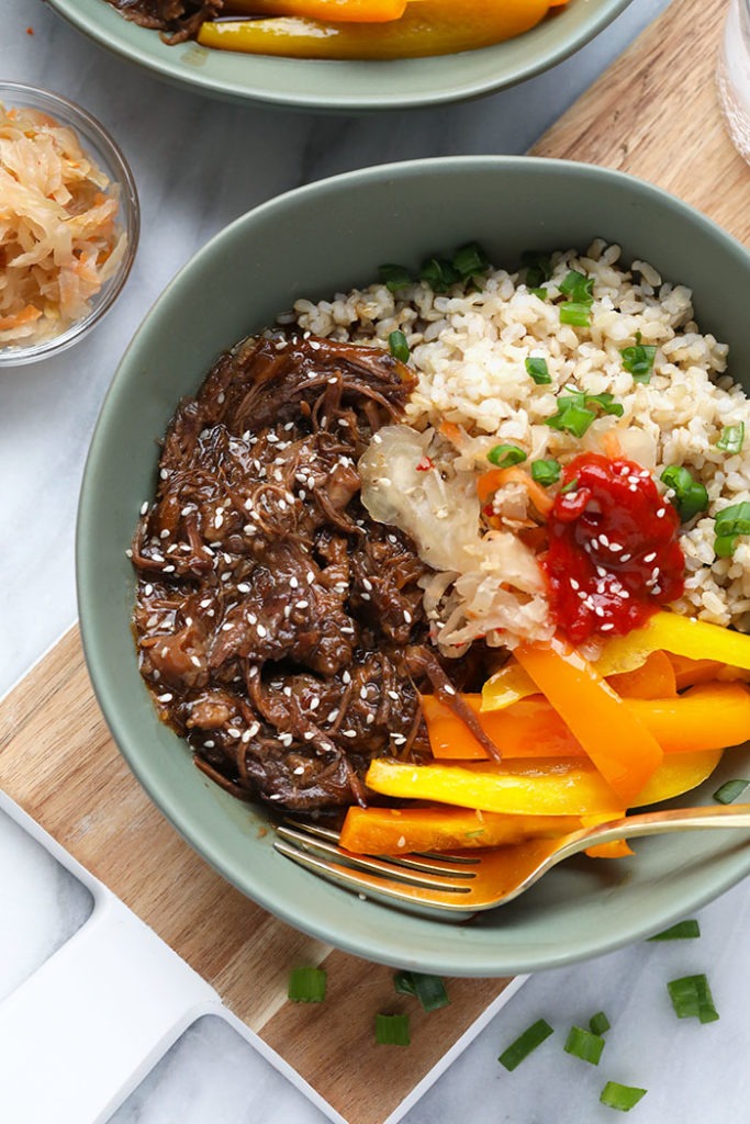 Instant Pot Korean Beef Bowls (Ready In 2 Hours!) - Fit Foodie Finds