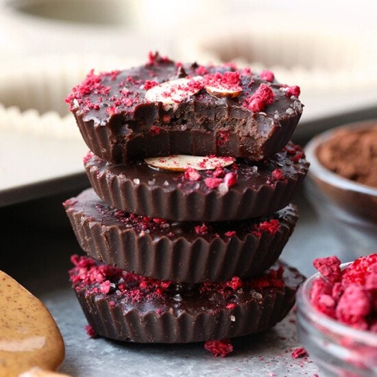 chocolate almond butter cups