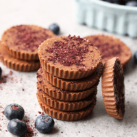 Blueberries and Cream Cashew Butter Cups