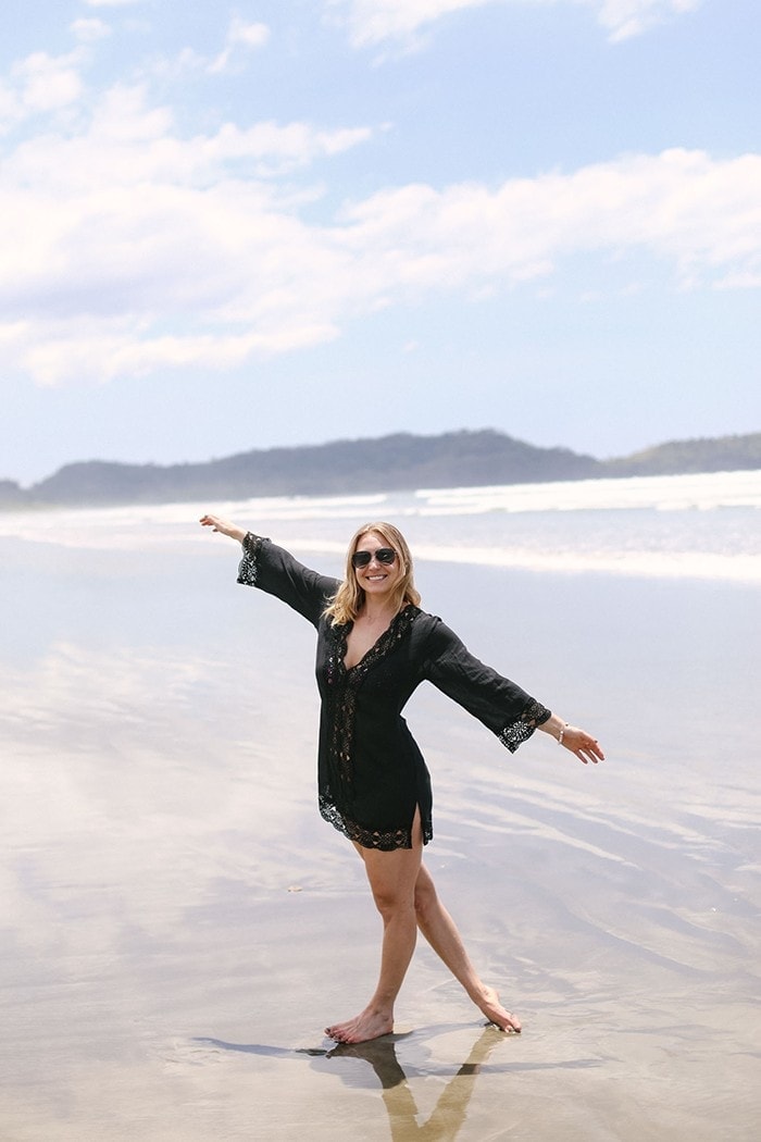 girl on beach