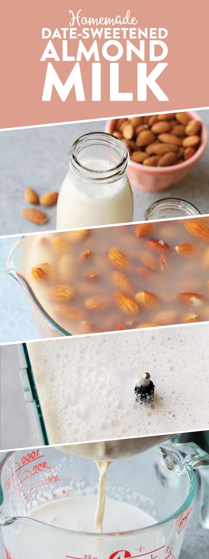 How to Make Almond Milk (easy!!) - Fit Foodie Finds