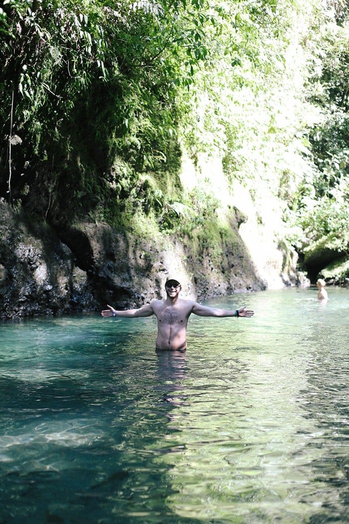 boy in water