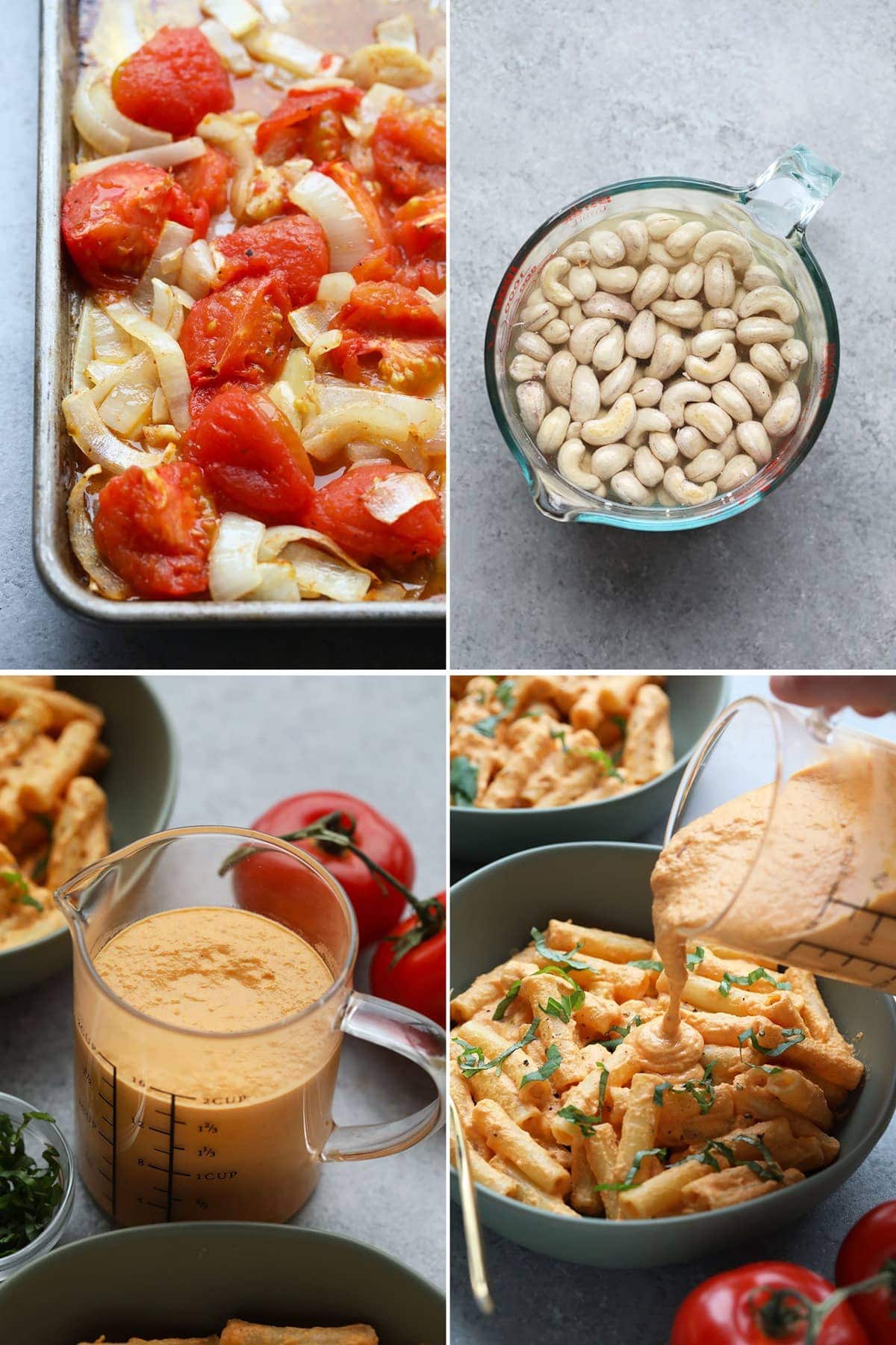 This creamy vegan pasta with best creamy tomato pasta sauce