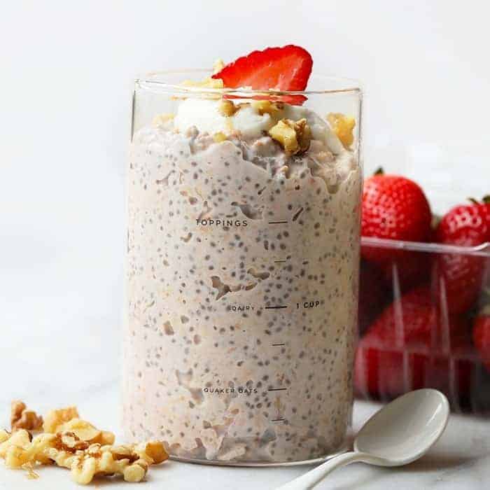 Strawberry Vanilla In a single day Oats – Match Foodie Finds