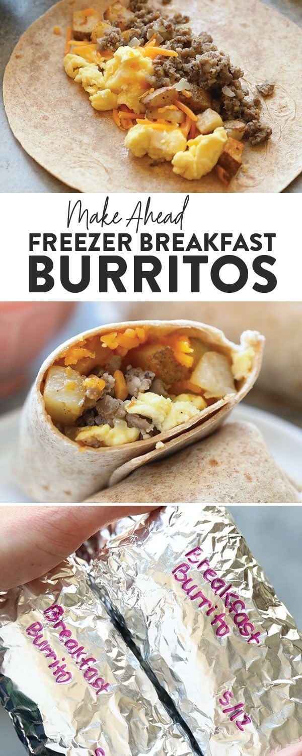 Make Ahead Breakfast Burrito