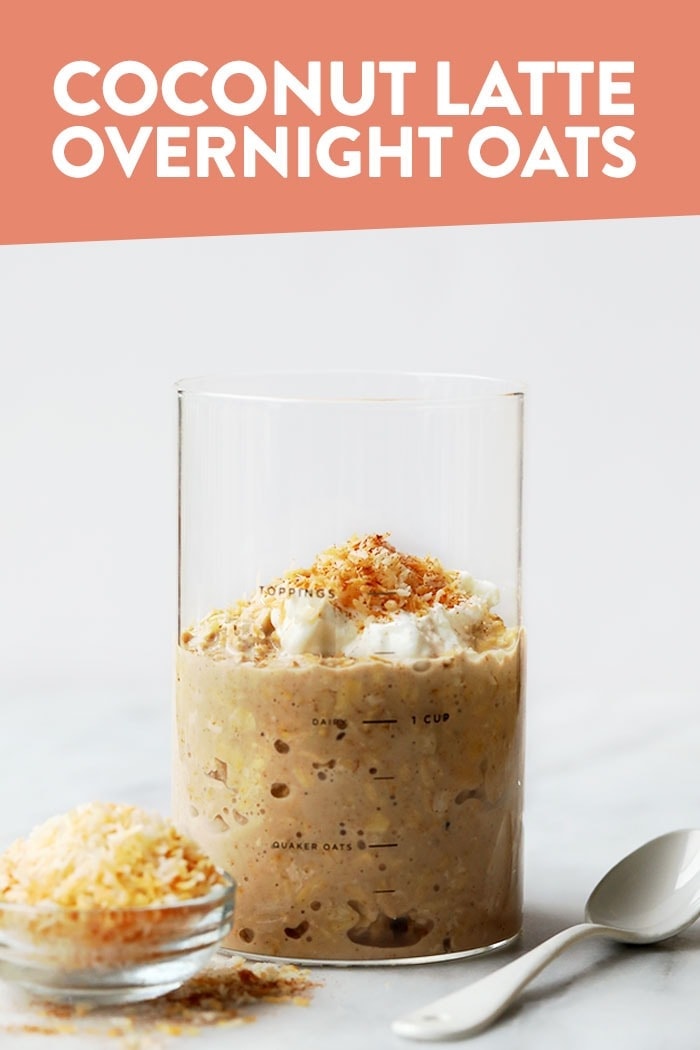 coconut latte overnight oats