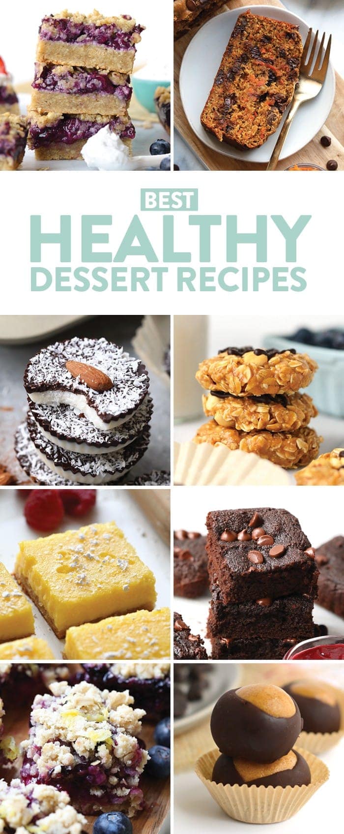 Healthy Dessert Recipes (gluten-free, paleo, & vegan) - Fit Foodie Finds