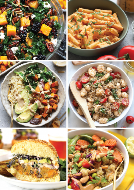6 easy and healthy meal prep recipes.
