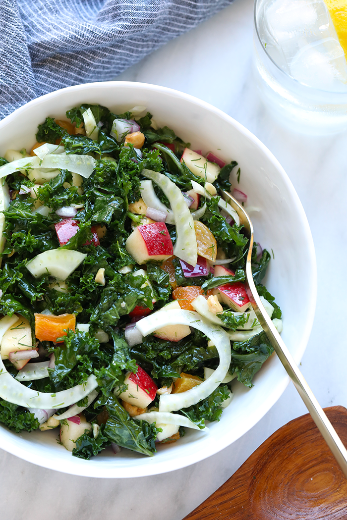 Italian Kale Salad Jar Recipe - Healthy Fitness Meals