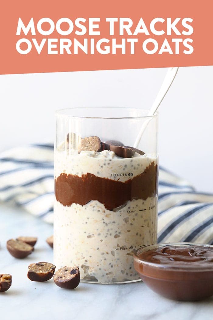 Moose tracks overnight oats