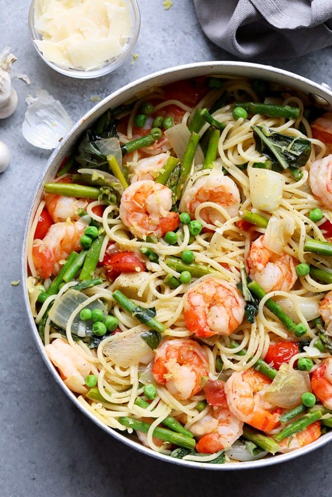 Asparagus Shrimp Scampi