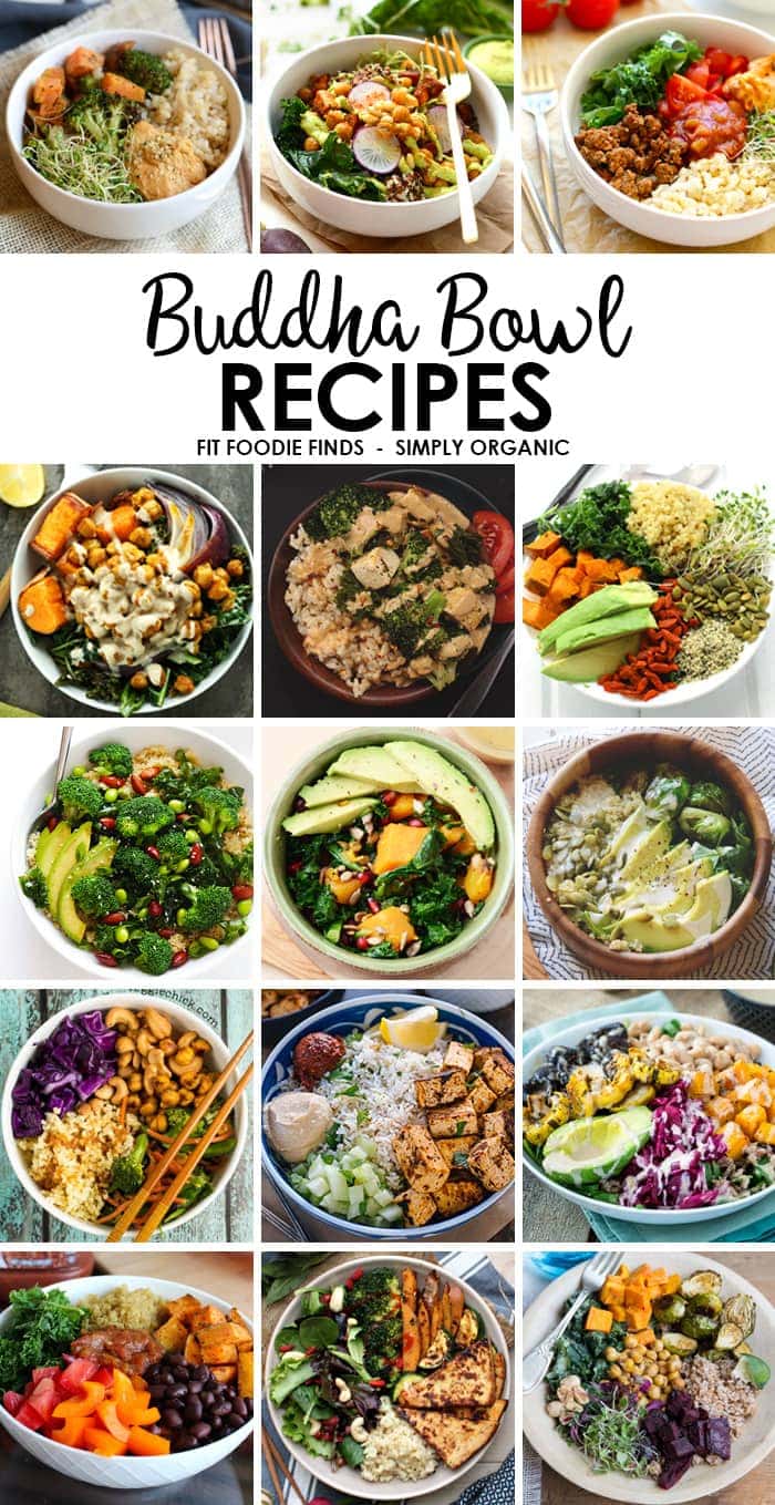 Eat the rainbow and make yourself a delicious vegan buddha bowl recipe that's packed with whole grains, lean protein, and tons of veggies, nuts, and seeds! Buddha Bowl Recipes