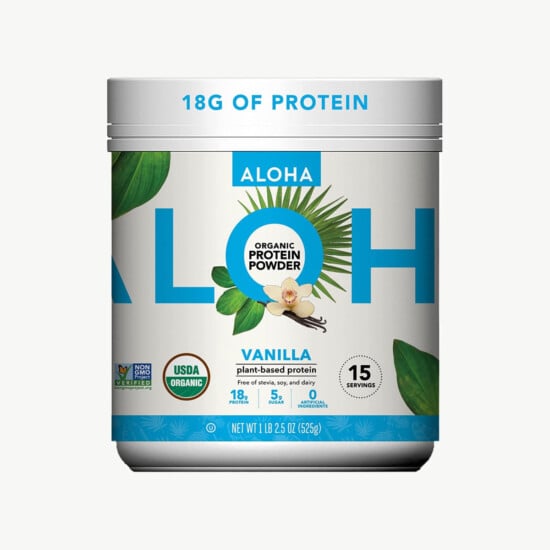aloha protein powder.
