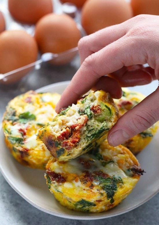 Spinach Egg Muffins (12g protein/serving!) Fit Foodie Finds