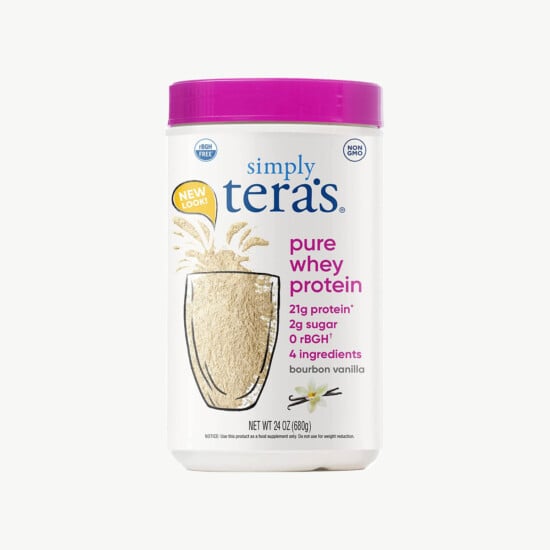 simply teras whey protein powder.