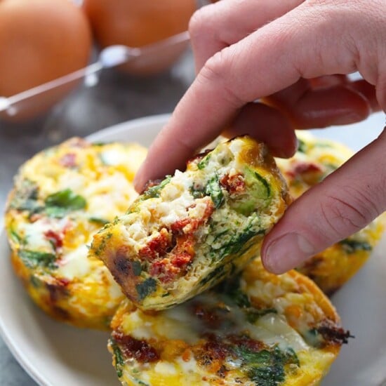 spinach egg muffins